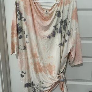 FREE PEOPLE Boho Tie-Dye Women's Top